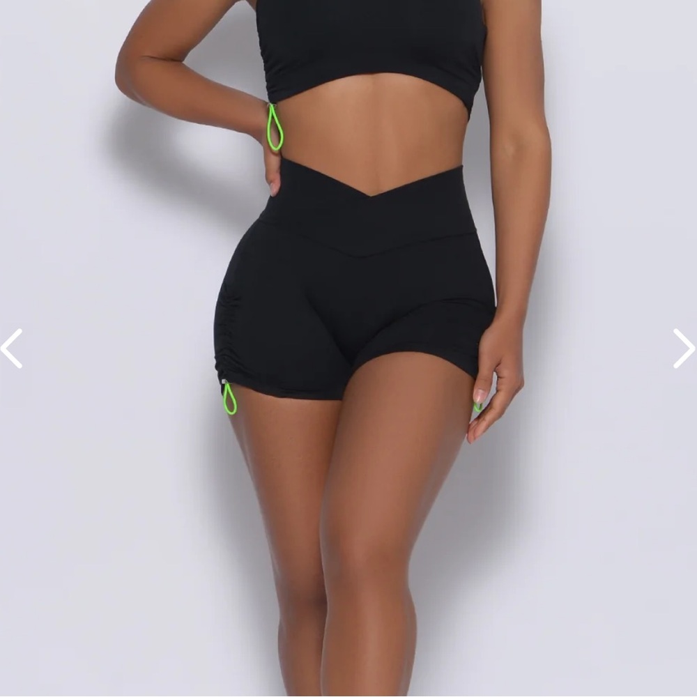Bombshell Sportswear Black toggle shorts